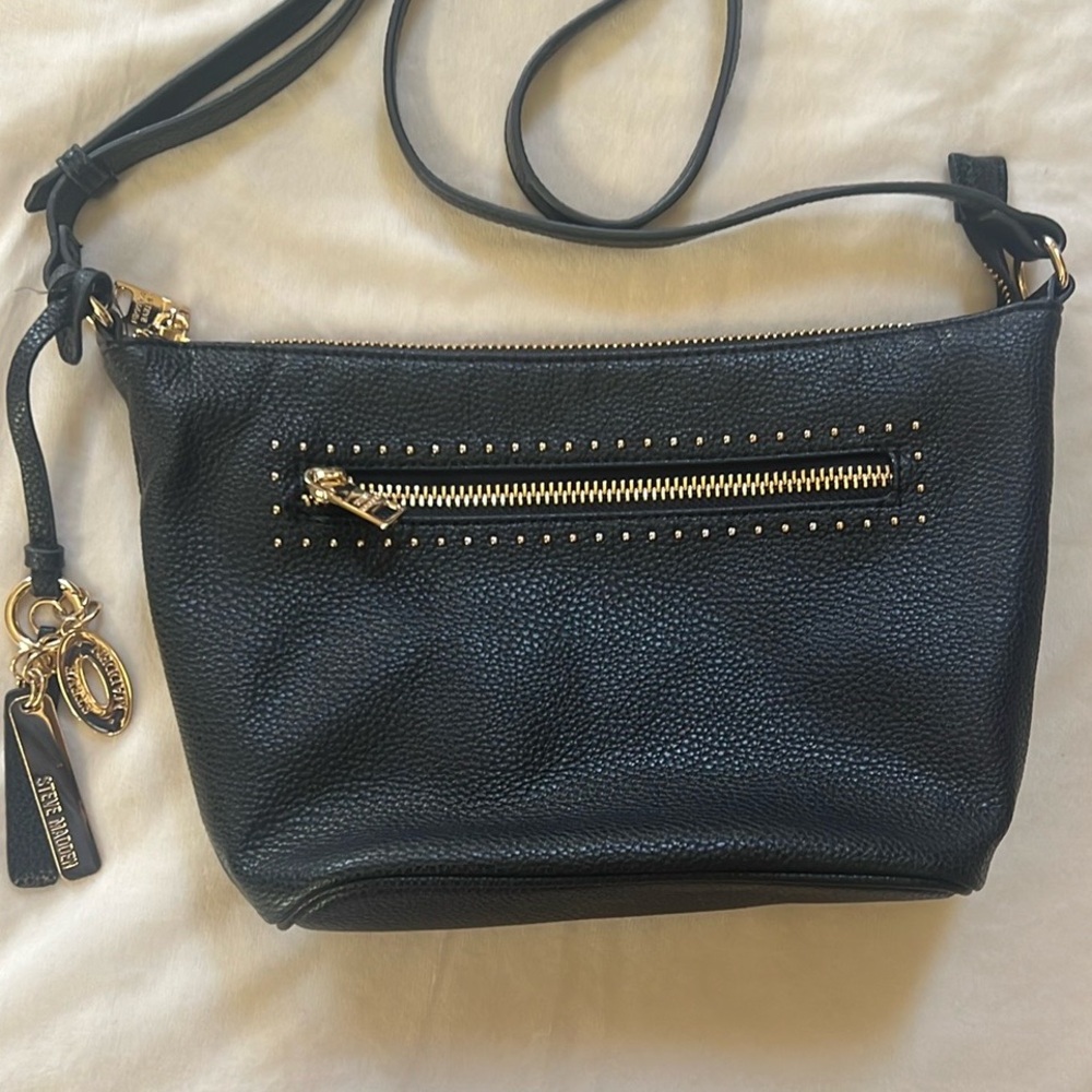 Steve Madden Black Bag with Gold studs
